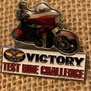 VictoryTest Ride Challenge Pin Victory Motorcycle’s